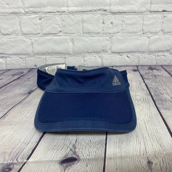 Adidas Golf Hat Women Cap Visor Strap Back Blue One Size Fits All Embroidered - Picture 5 of 10